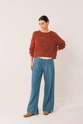 MOHAIR CROP SWEATER