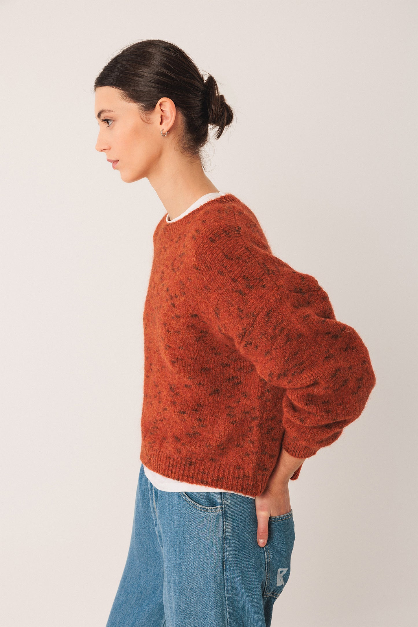 MOHAIR CROP SWEATER