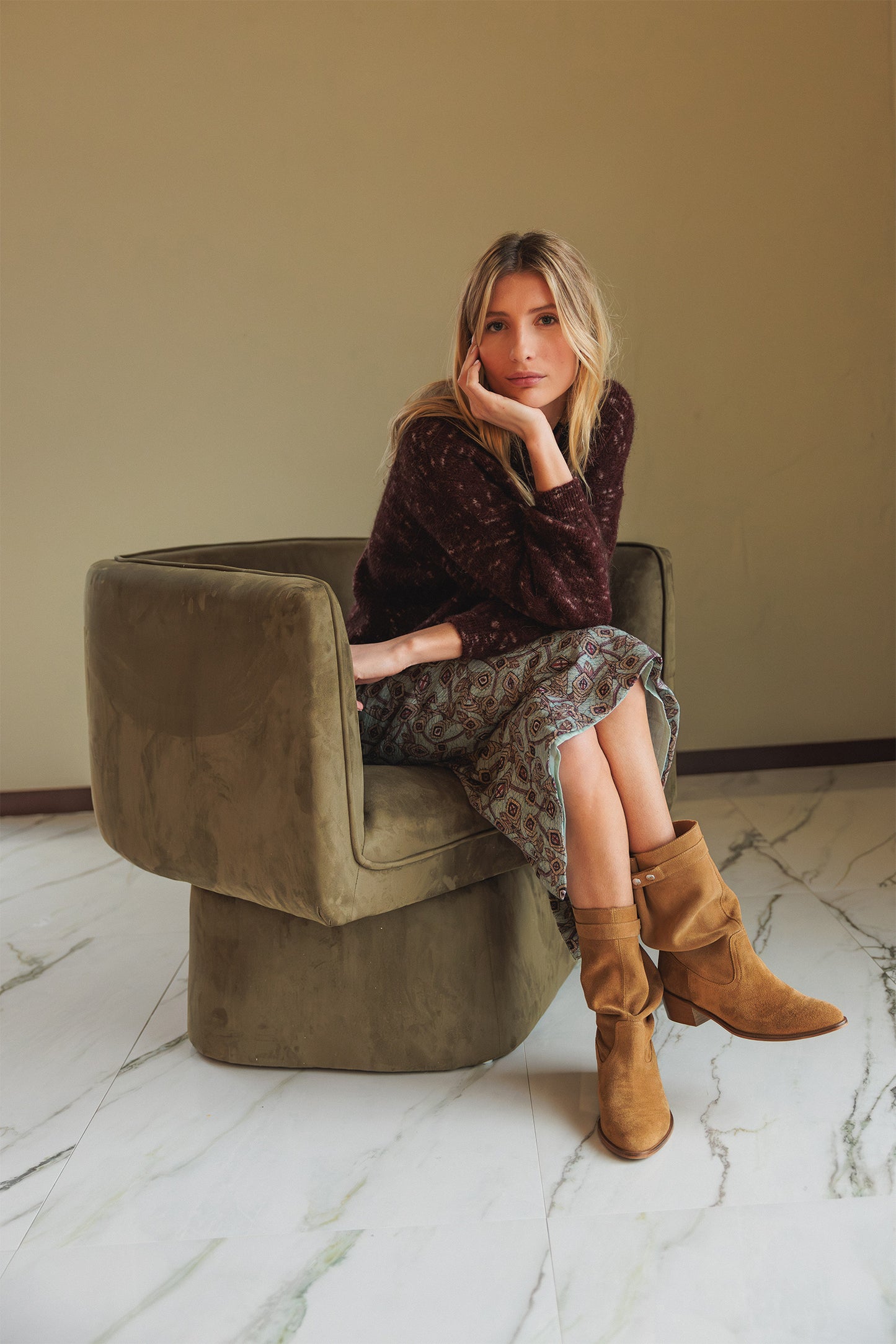 MOHAIR CROP SWEATER