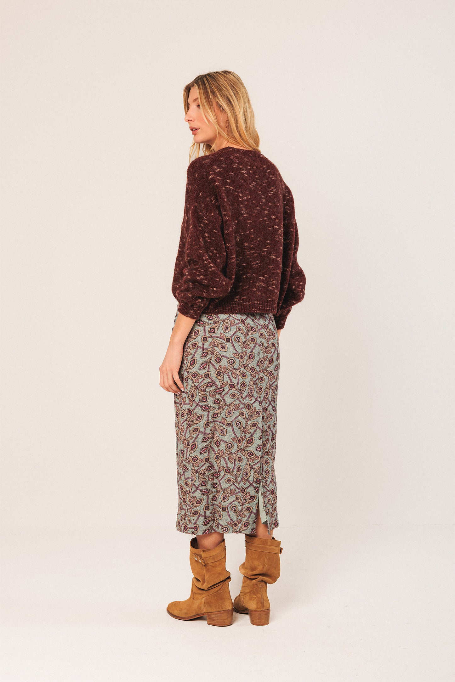 MOHAIR CROP SWEATER
