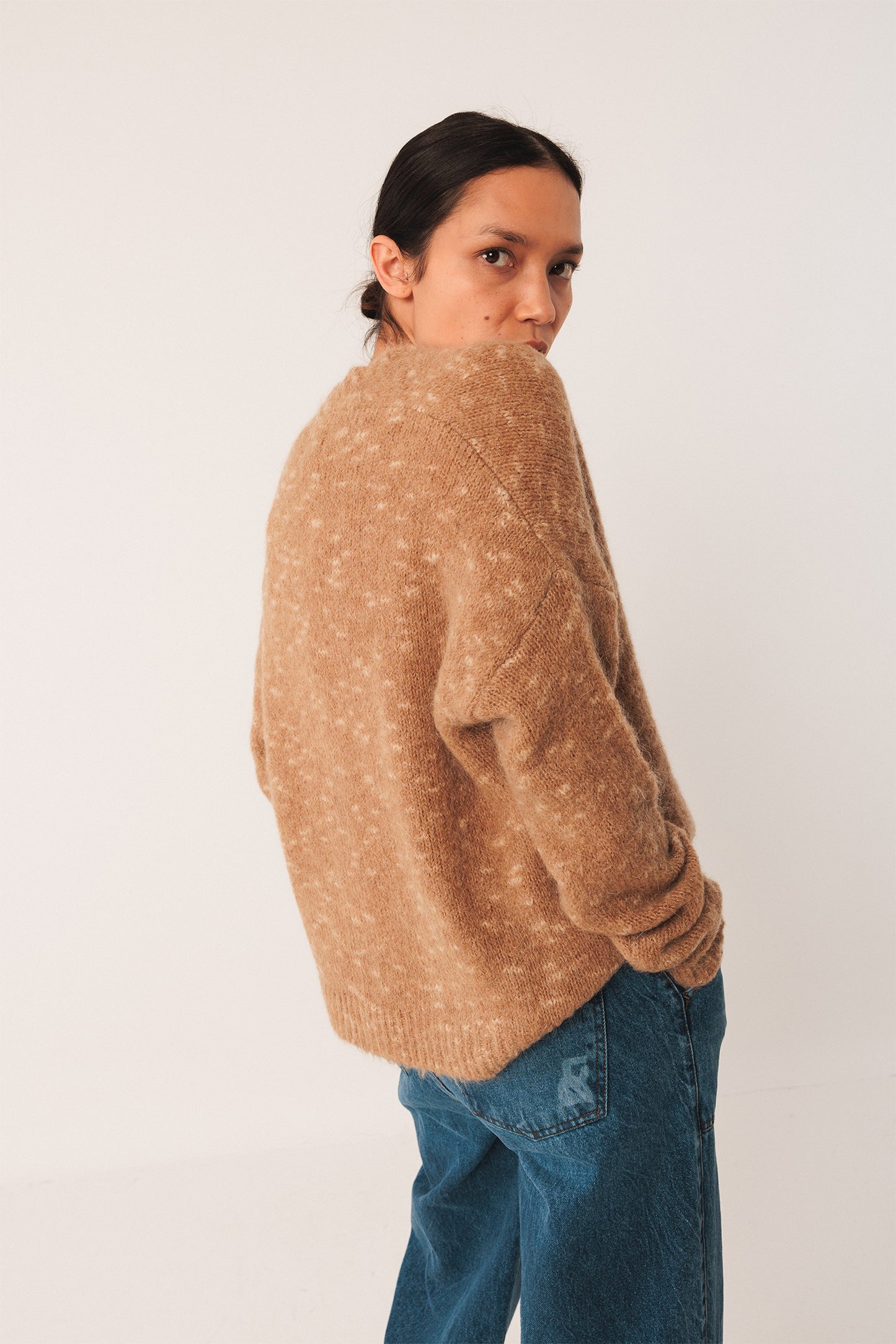 [CL] BUTTONED CARDIGAN JACKET