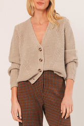 BUTTONED CARDIGAN JACKET