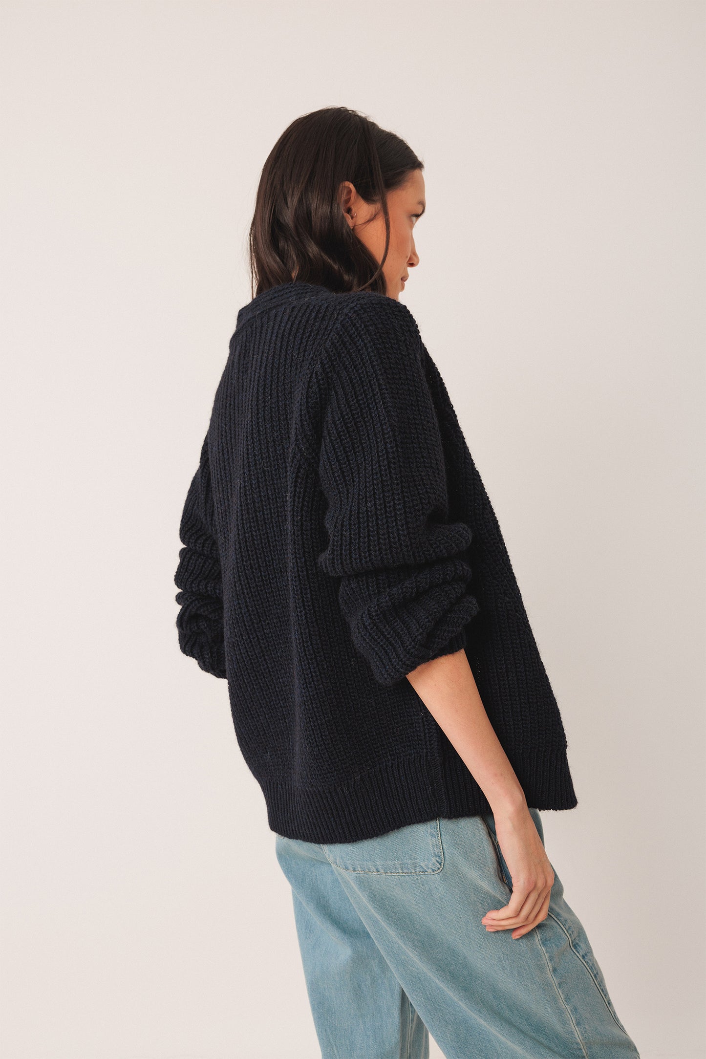 BUTTONED CARDIGAN JACKET