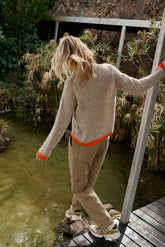 BICOLOR KNITTED SWEATER