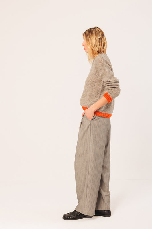 BICOLOR KNITTED SWEATER 4
