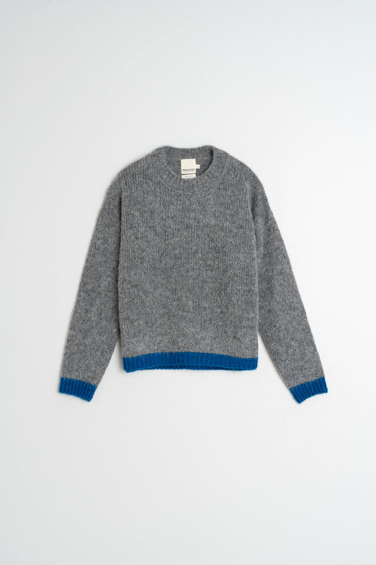 BICOLOR KNITTED SWEATER