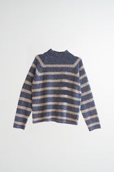 STRIPED CONTRAST SWEATER