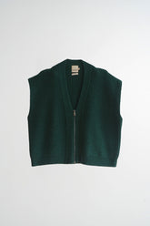 ZIP-UP KNIT VEST