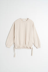 COTTON TERRY LOOPED SWEATSHIRT