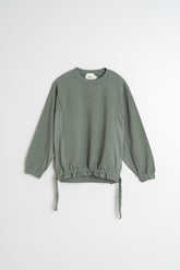 COTTON TERRY LOOPED SWEATSHIRT