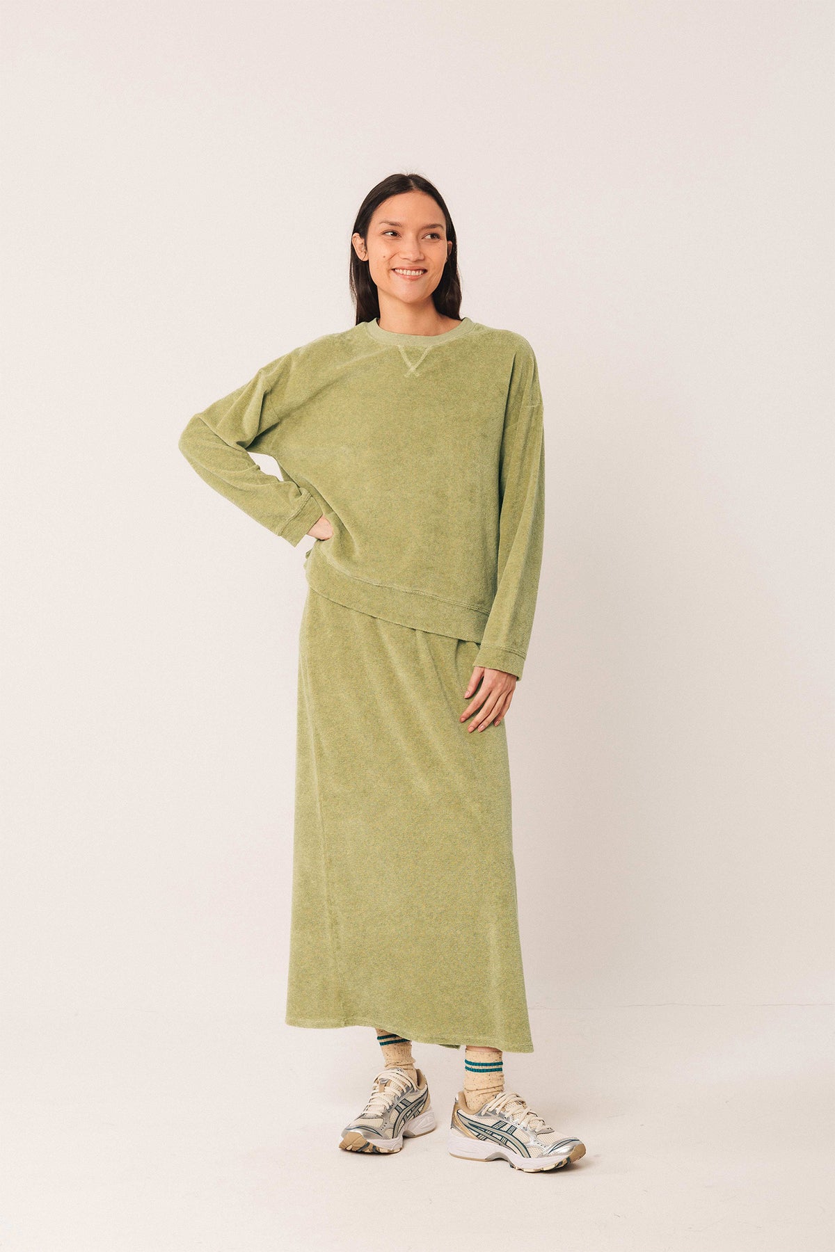 LONG TERRY SKIRT