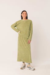 LONG TERRY SKIRT