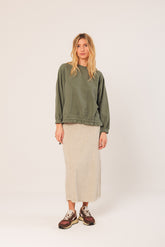 LONG TERRY SKIRT