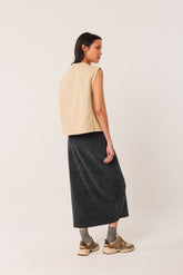 LONG TERRY SKIRT