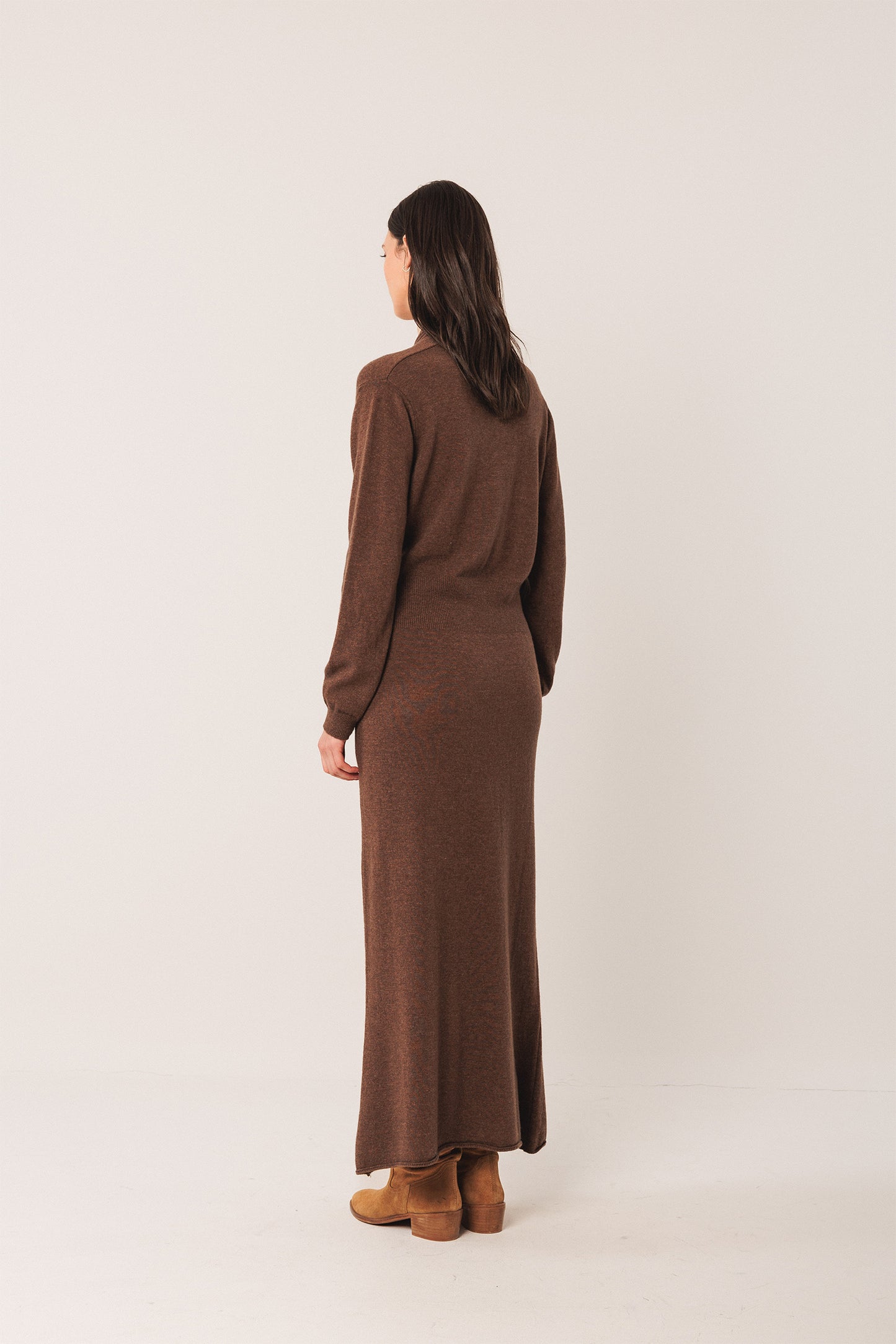 LONG CASHMERE DRESS