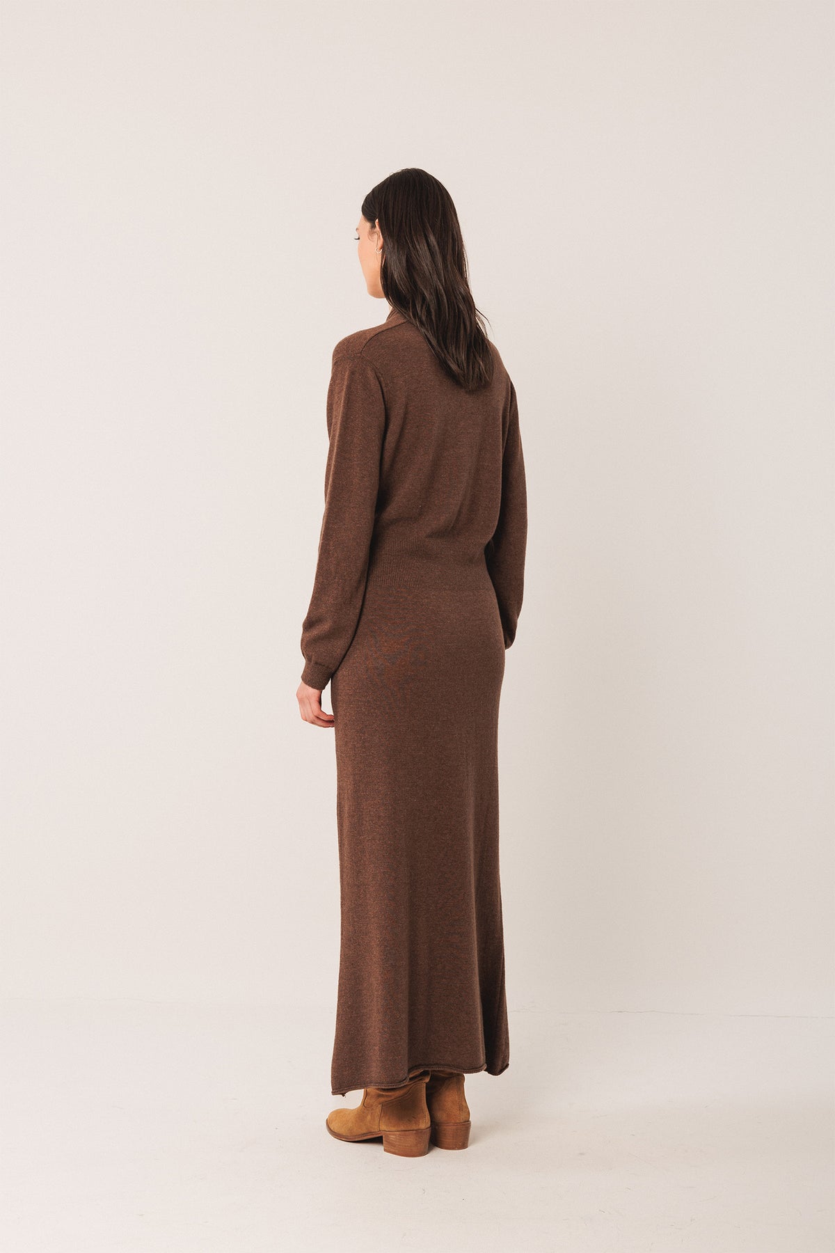 LONG CASHMERE DRESS