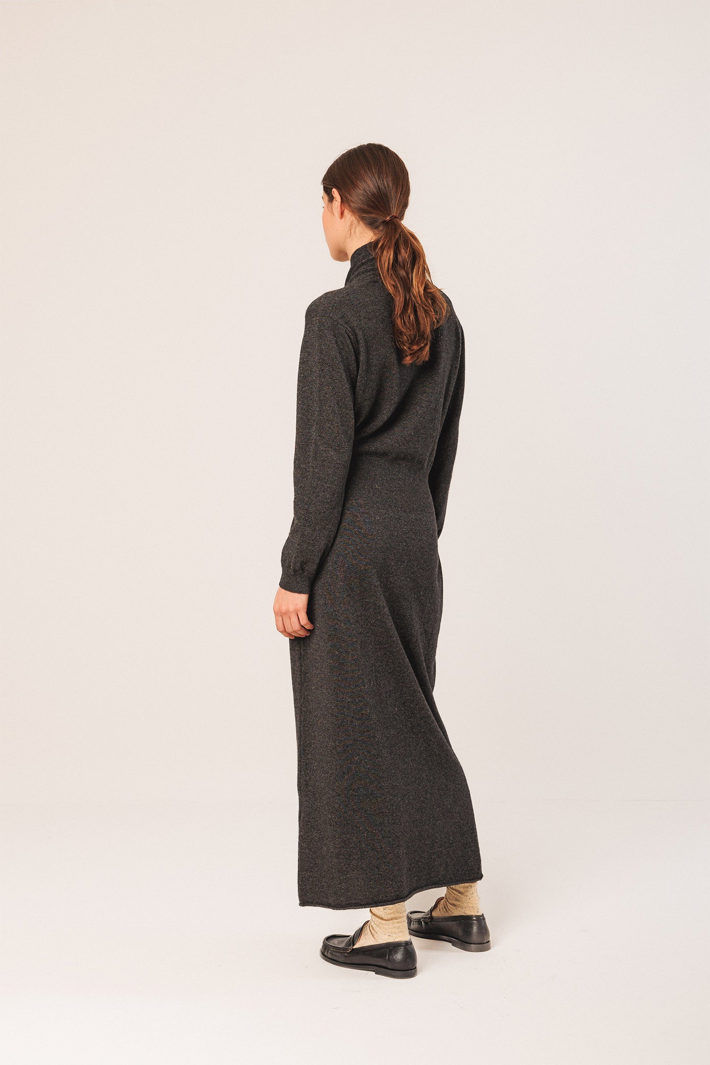 LONG CASHMERE DRESS