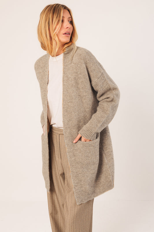 LONG MOHAIR JACKET 1