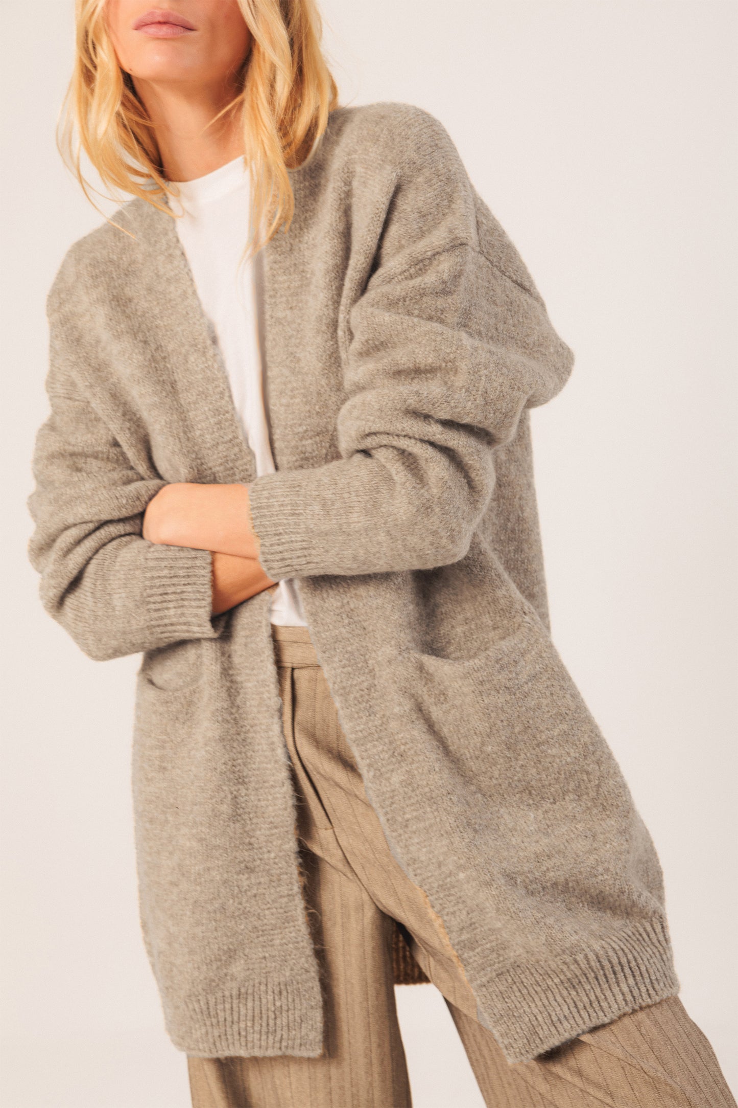 LONG MOHAIR JACKET