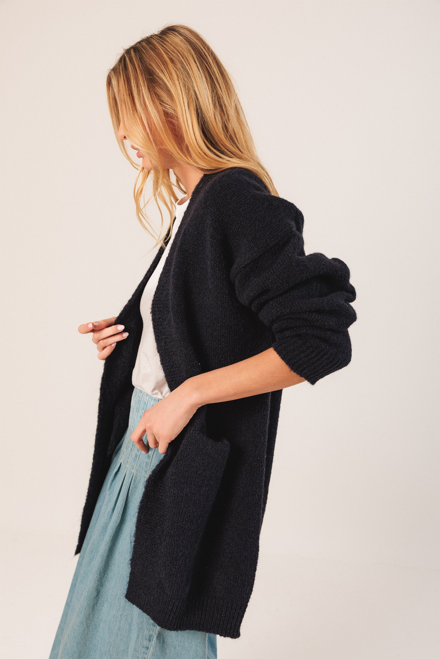 LONG MOHAIR JACKET