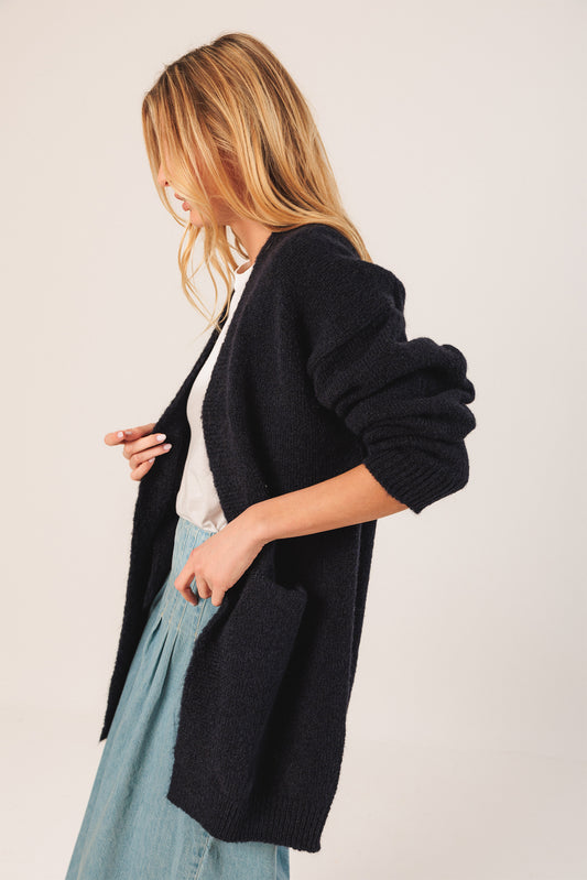 LONG MOHAIR JACKET
