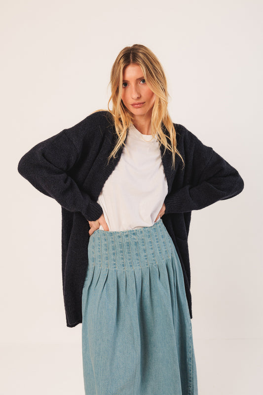 LONG MOHAIR JACKET