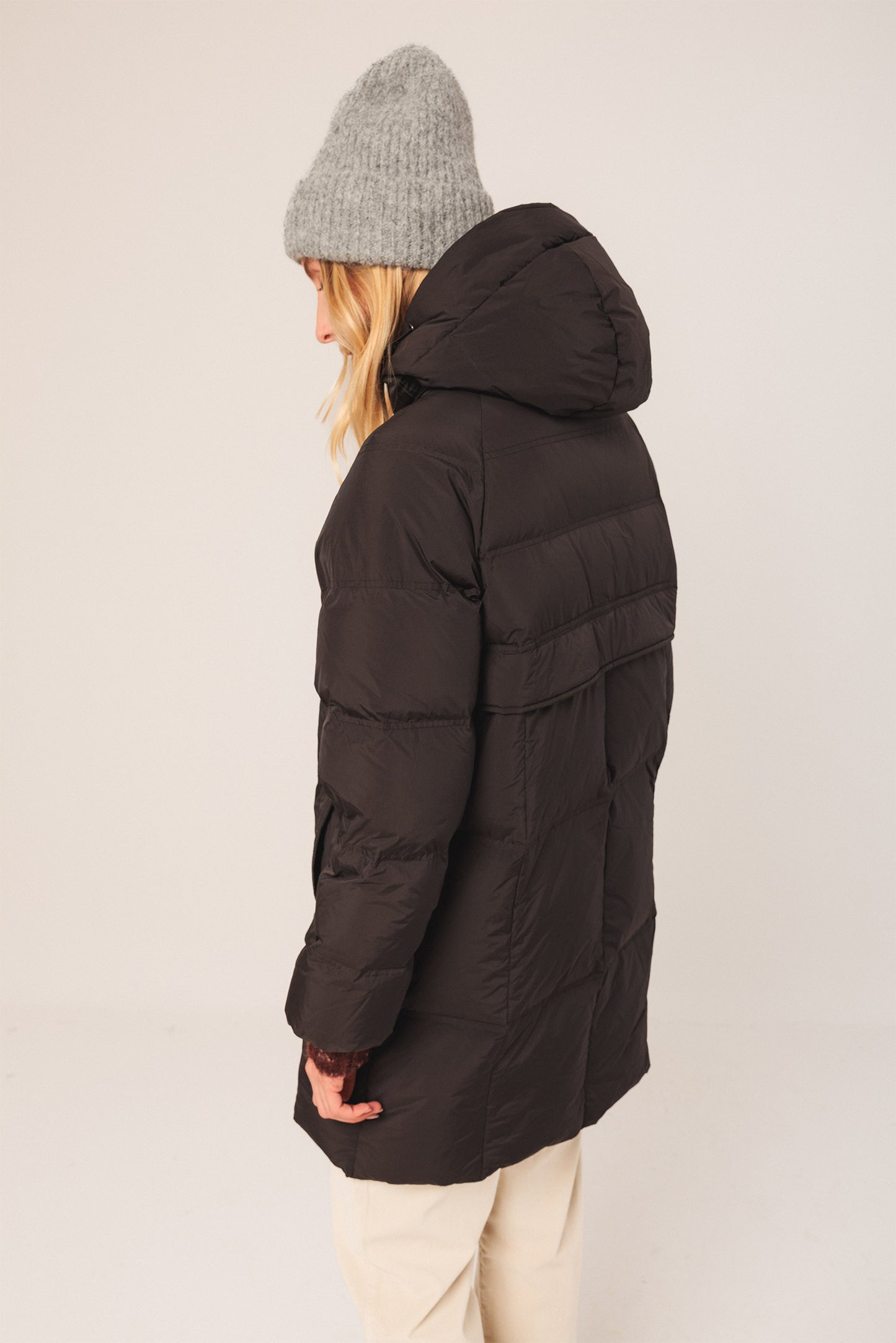 3/4 QUILTED COAT