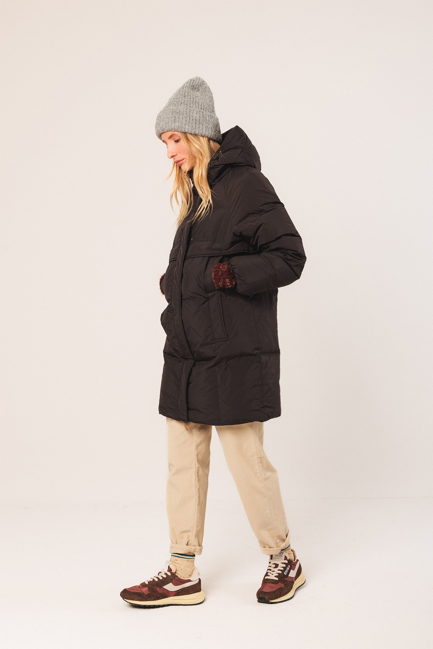 3/4 QUILTED COAT