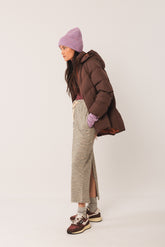 3/4 DOWN PADDED JACKET