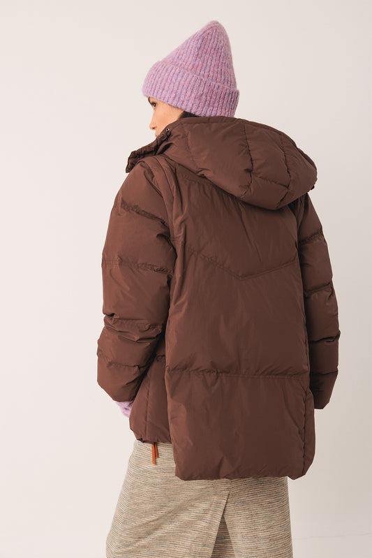 PLAIN QUILTED COAT 3