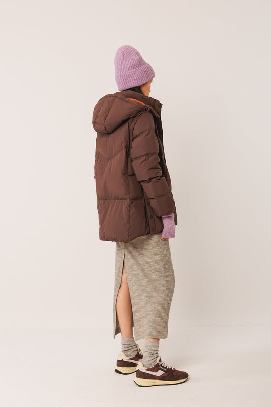 PLAIN QUILTED COAT 5