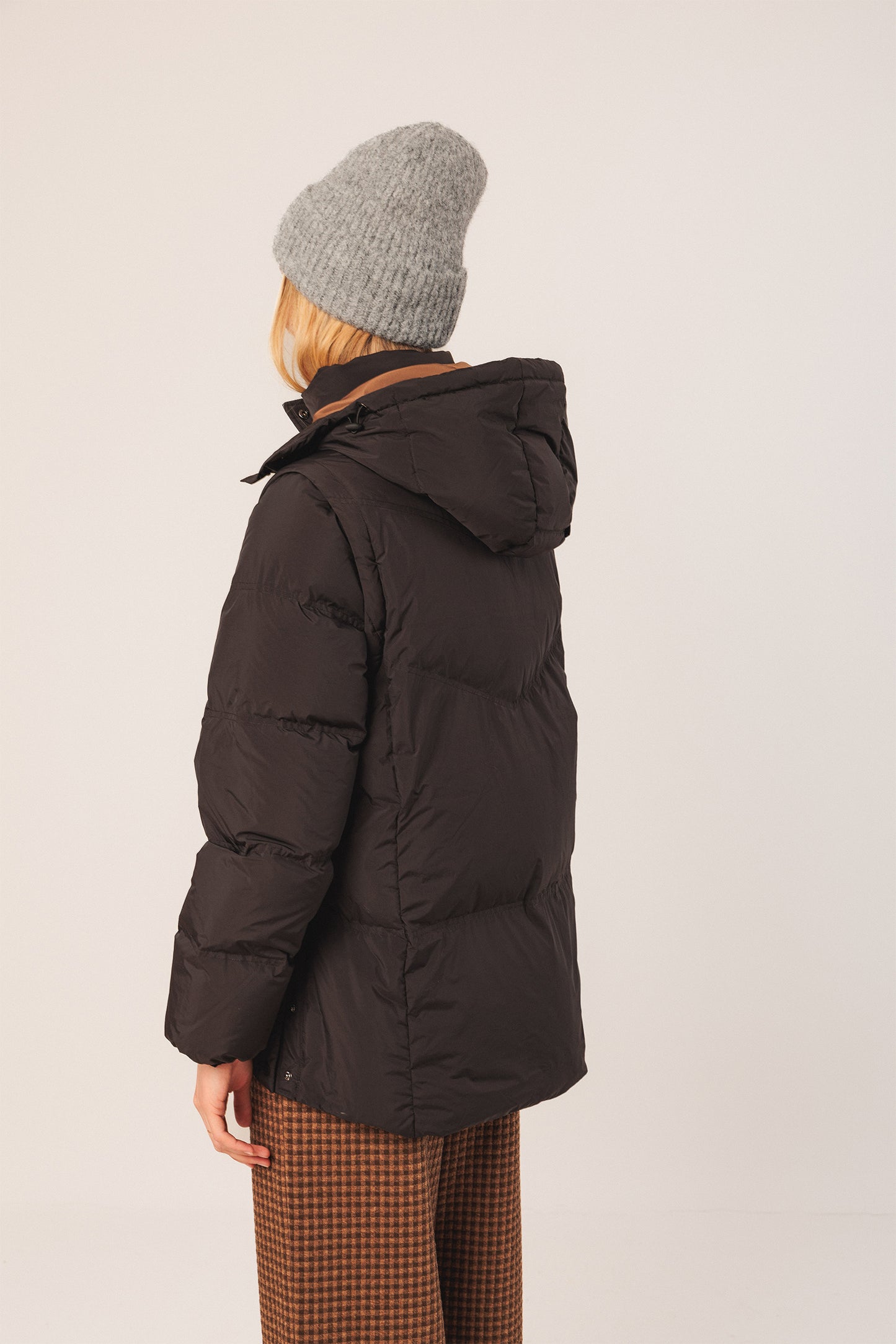PLAIN QUILTED COAT