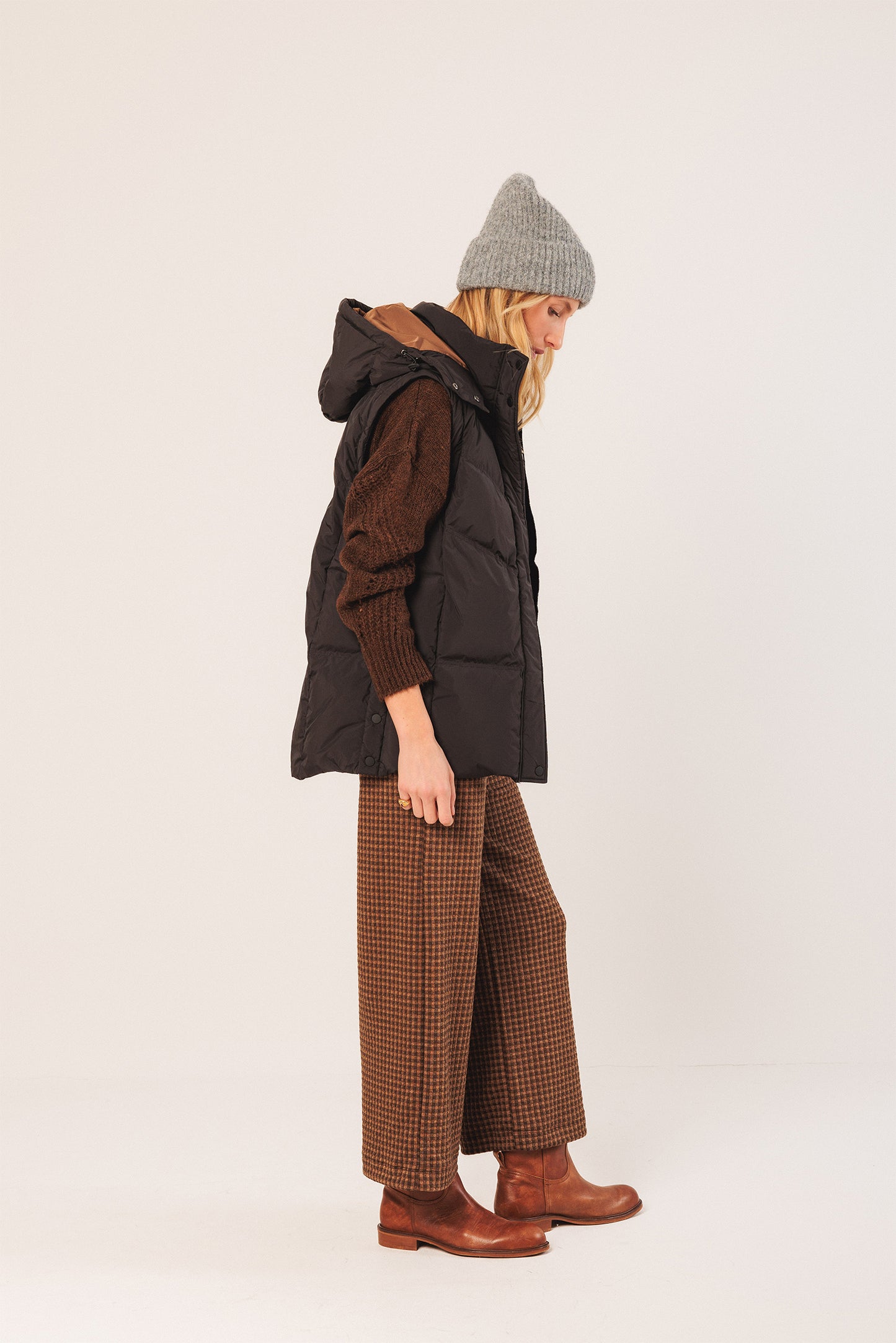 PLAIN QUILTED COAT