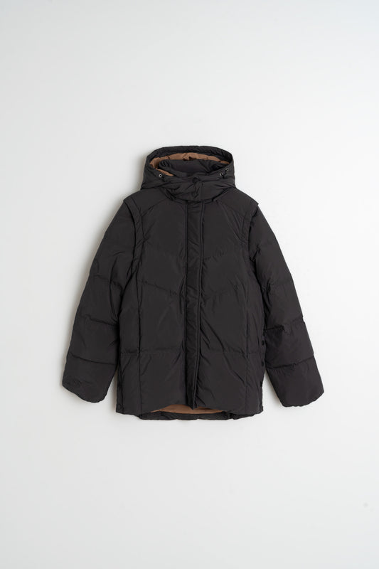 PLAIN QUILTED COAT