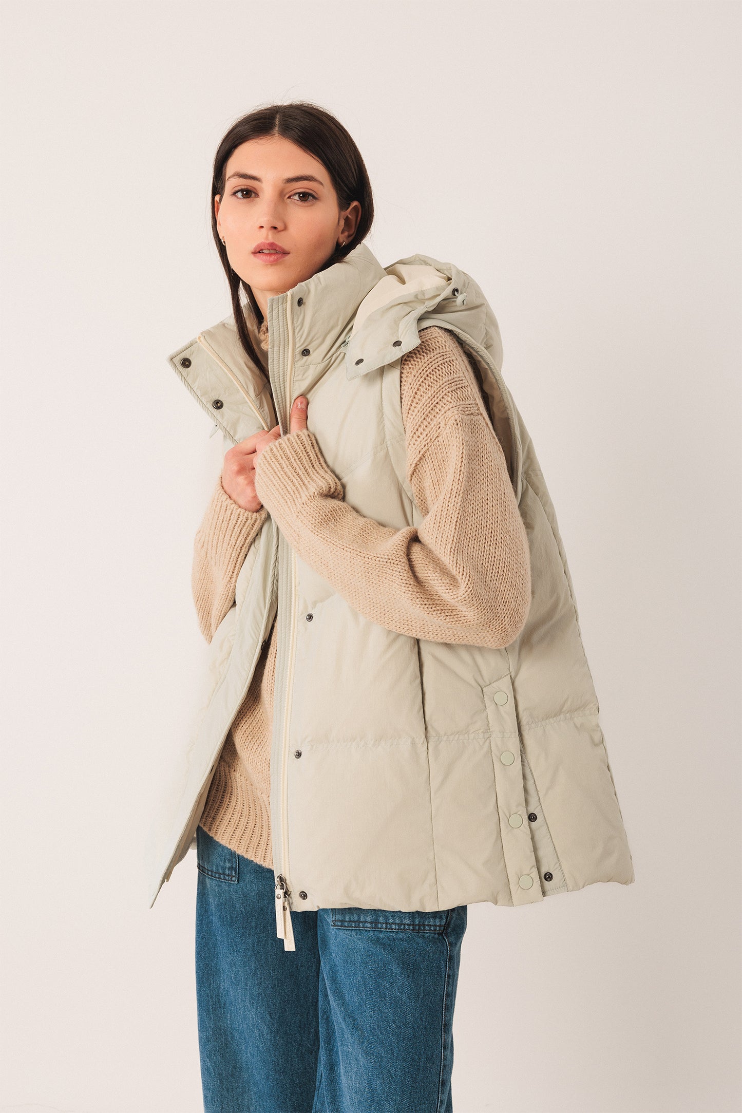 PLAIN QUILTED COAT
