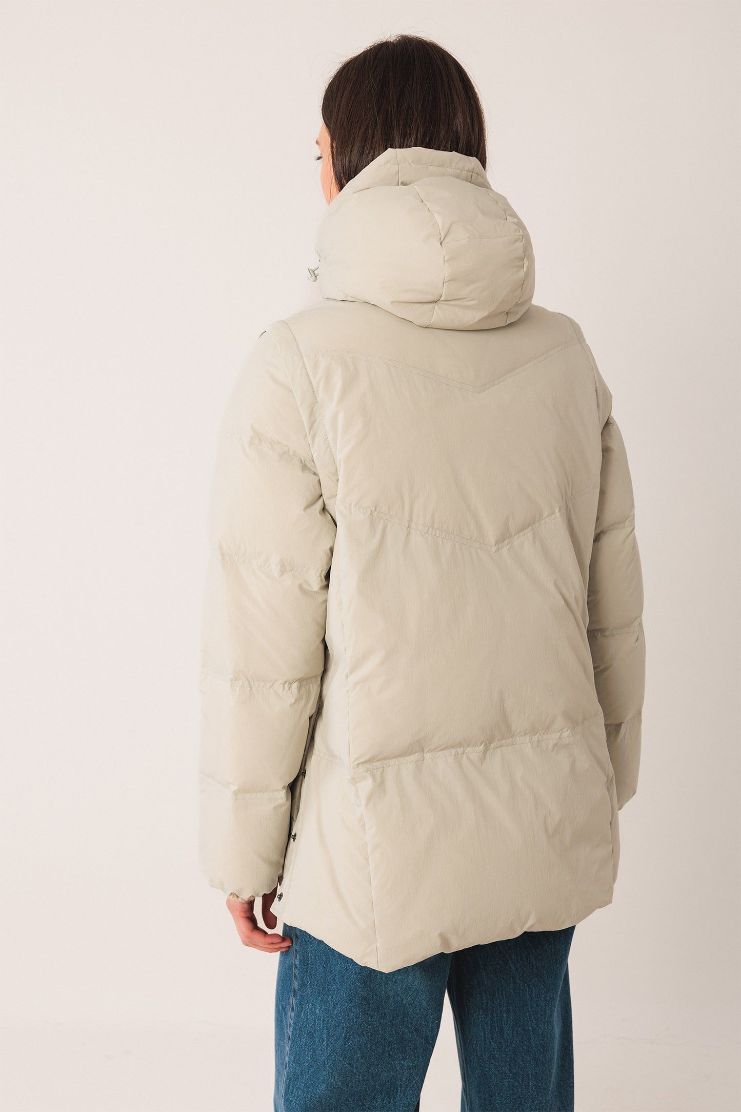 PLAIN QUILTED COAT