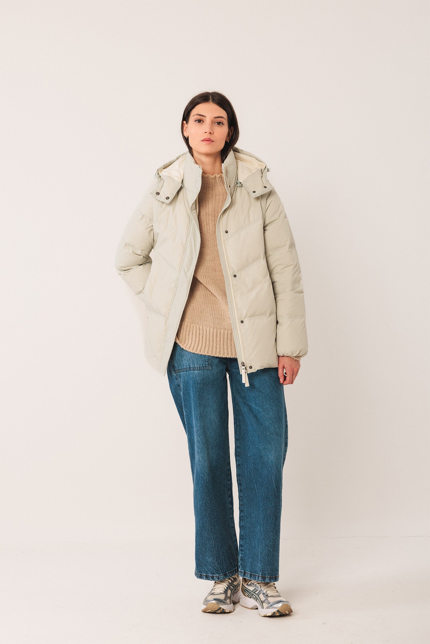 PLAIN QUILTED COAT