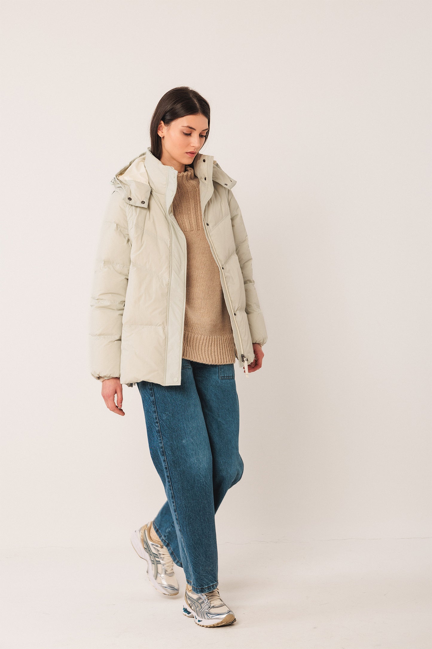 PLAIN QUILTED COAT
