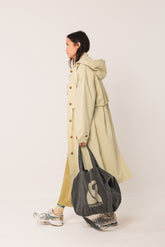 ADJUSTABLE WAIST TRENCH COAT