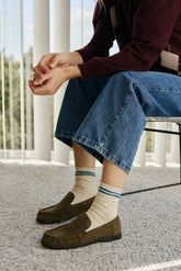 [CL] SUEDE LEATHER MOCCASIN