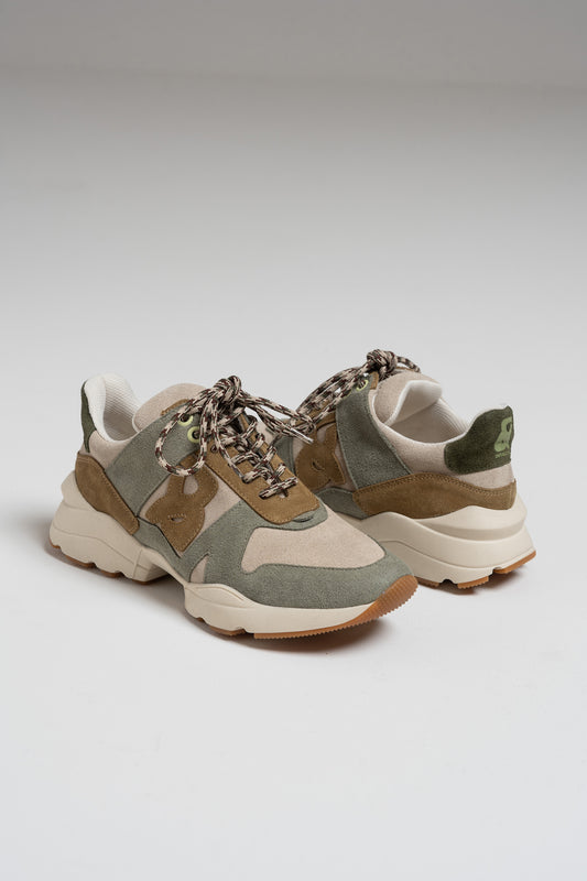[CL] LEATHER & WOOL SNEAKERS