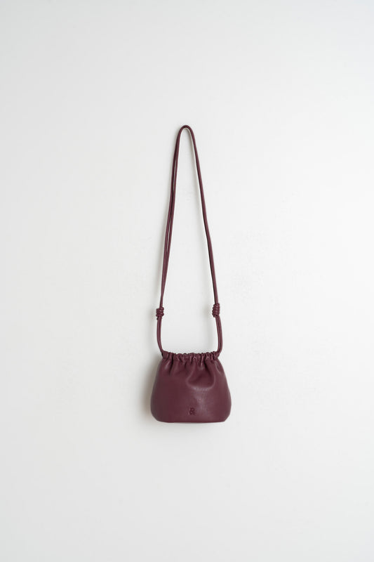 [CL] GATHERED LEATHER TOTE BAG