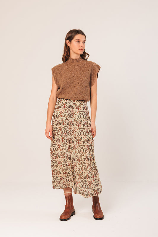 BATIK MIDI SKIRT 3