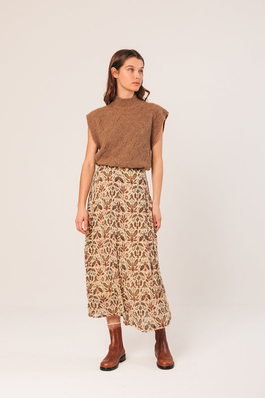BATIK MIDI SKIRT