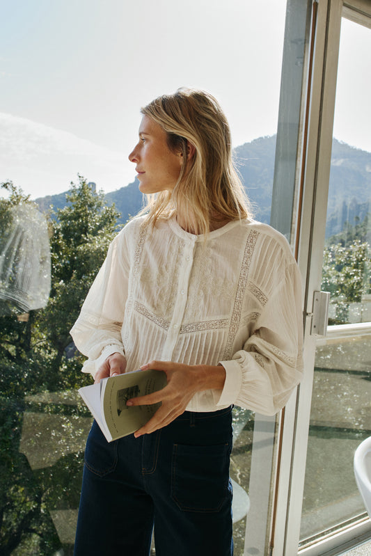 ETHNIC EMBROIDERED SHIRT