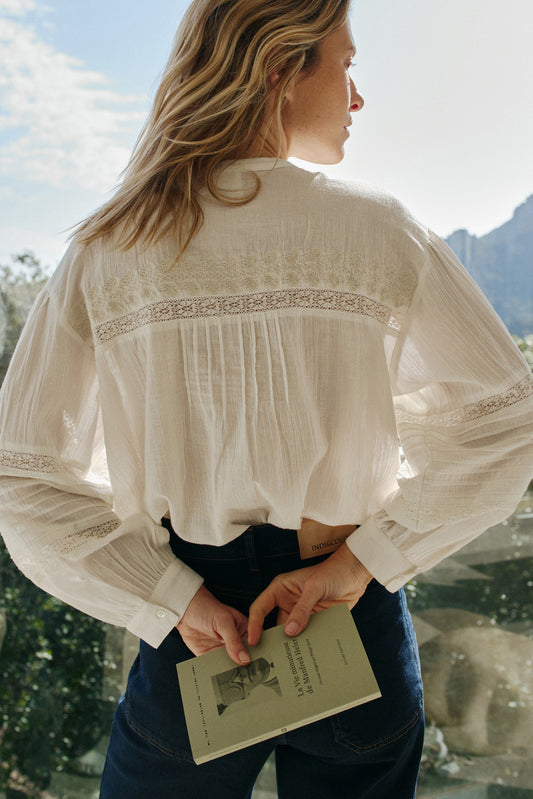 ETHNIC EMBROIDERED SHIRT