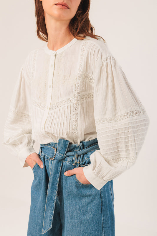 [CL] ETHNIC EMBROIDERED SHIRT 8