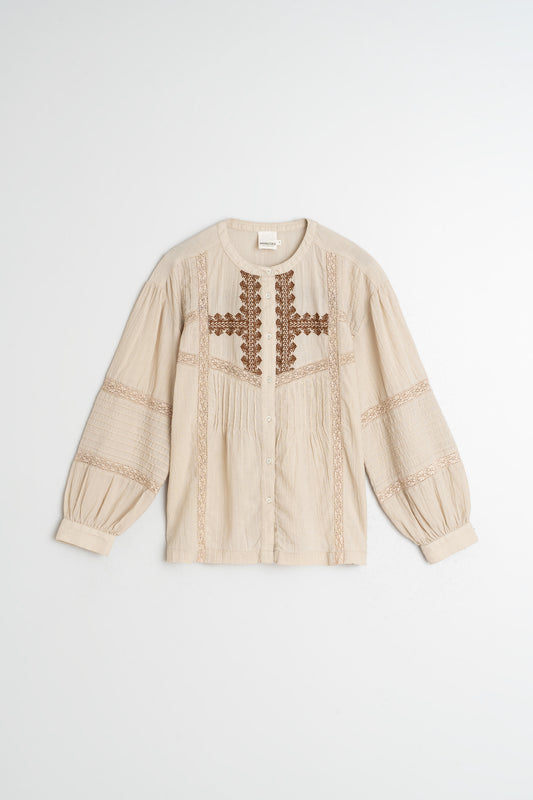 ETHNIC EMBROIDERED SHIRT 1