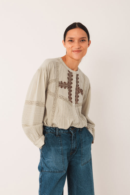 ETHNIC EMBROIDERED SHIRT 4