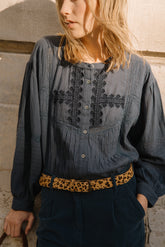 ETHNIC EMBROIDERED SHIRT
